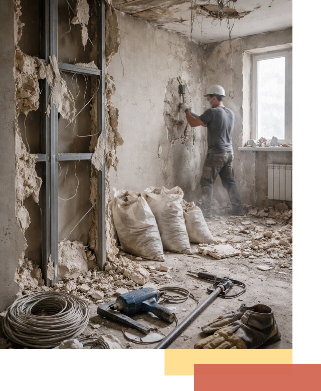 Профессиональный демонтаж зданий и конструкций в Уфе