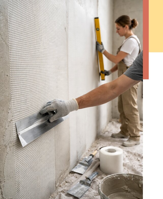 Армирование стен стеклосеткой в Уфе от 3288 руб. под ключ | ОТДЕЛОЧНИК-Уфа