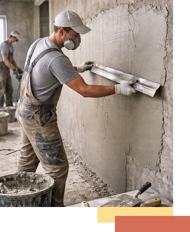 Штукатурка бетонных стен в Уфе качественно и долговечно