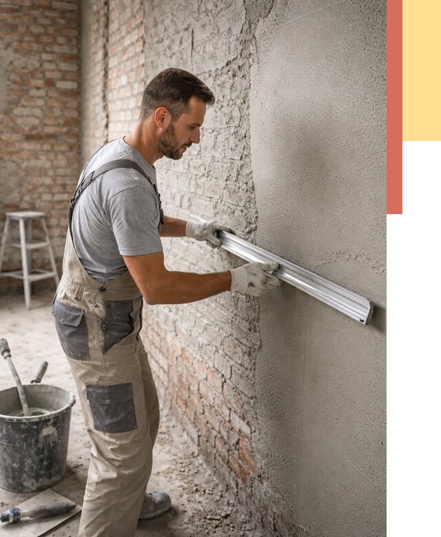 Штукатурка кирпичных стен в Уфе от 4624 руб/м2 — быстро и недорого | ОТДЕЛОЧНИК-Уфа