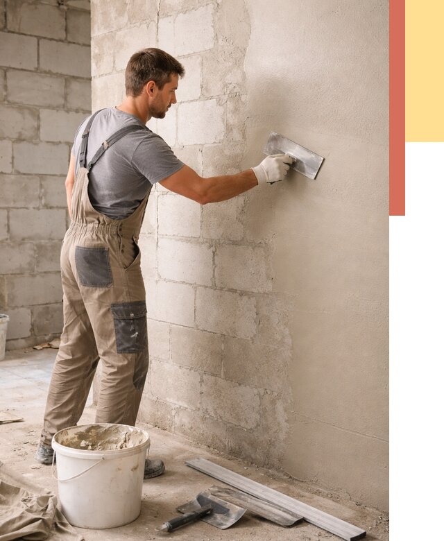 Штукатурка стен из газобетона в Уфе от 2158 руб./м2 — быстро и недорого | ОТДЕЛОЧНИК-Уфа