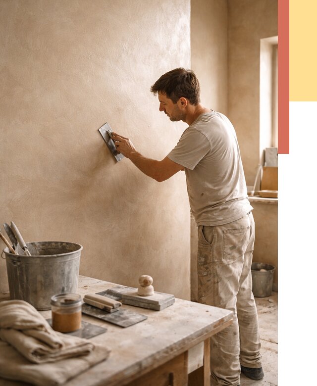 Марокканская штукатурка таделакт в Уфе под ключ от 4316 руб. | ОТДЕЛОЧНИК-Уфа