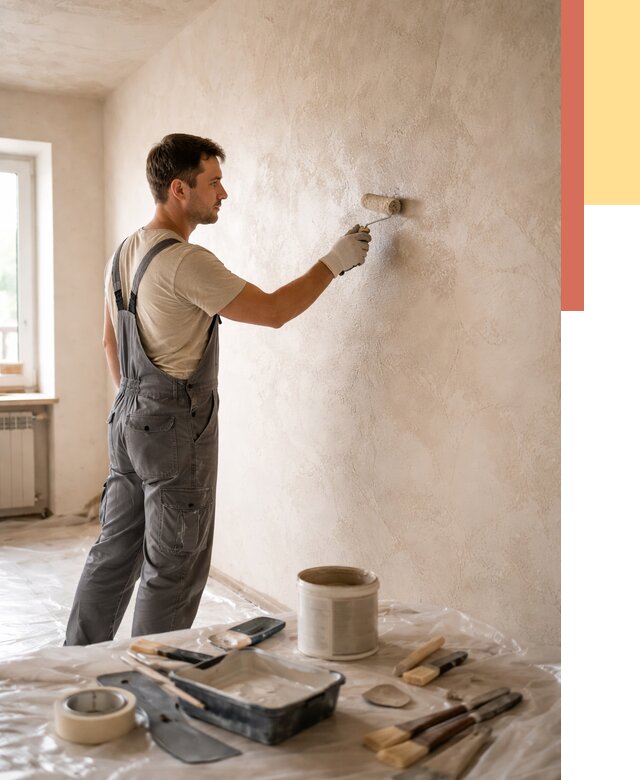 Нанесение лессирующей краски по декоративке в Уфе от 1798 руб. | ОТДЕЛОЧНИК-Уфа