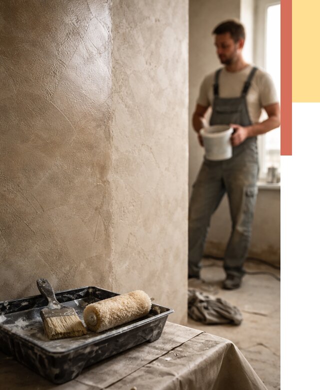 Нанесение воска на штукатурку в Уфе от 3596 руб. | Услуги ОТДЕЛОЧНИК-Уфа