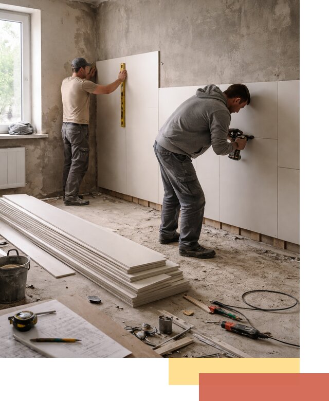 Монтаж ПВХ панелей на стены в Уфе качественно и быстро