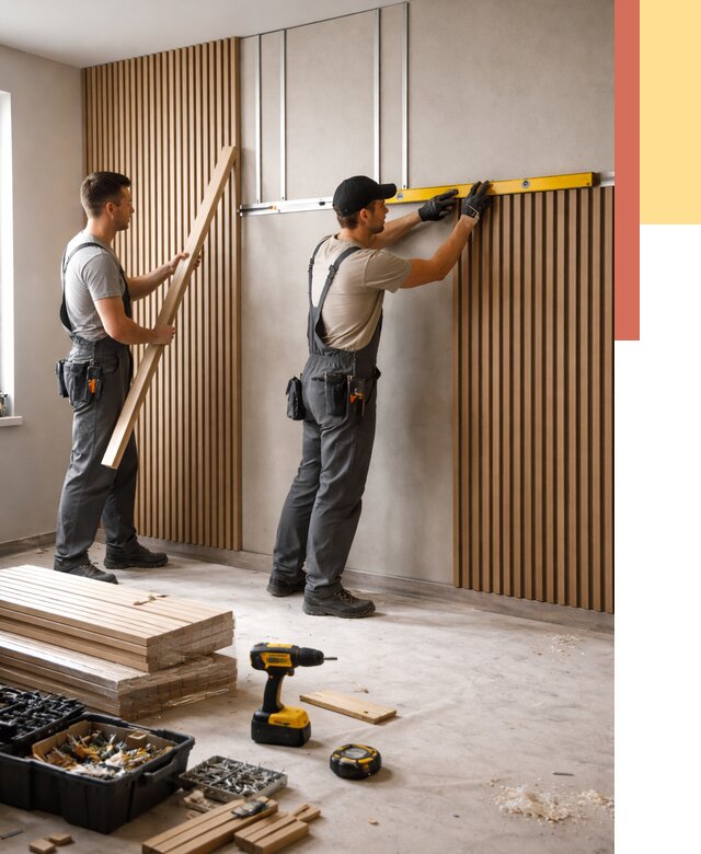 Монтаж реечных панелей на стены в Уфе от 1233 руб. — быстро и недорого | ОТДЕЛОЧНИК-Уфа