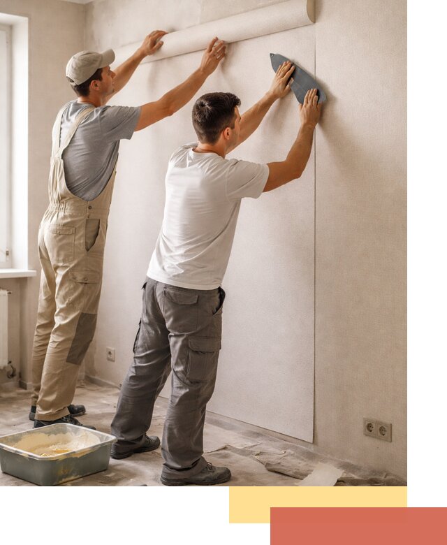 Поклейка виниловых обоев в Уфе профессионально и качественно