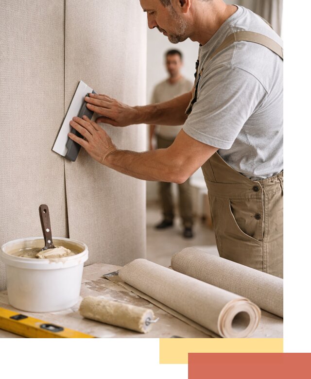 Поклейка текстильных обоев в Уфе профессионально и аккуратно