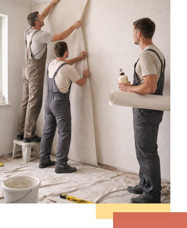 Оклейка стен обоями в Уфе — качественно и профессионально