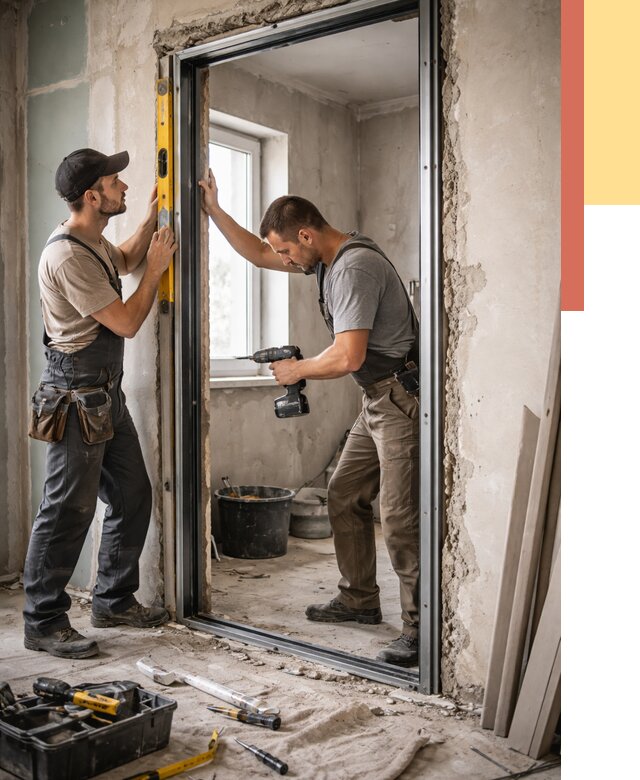 Закладка дверного проема в Уфе от 3596 руб. — быстро и недорого | ОТДЕЛОЧНИК-Уфа