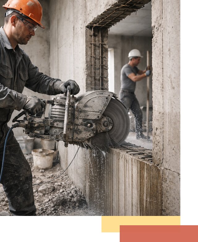 Алмазная резка проемов в Уфе быстро и точно