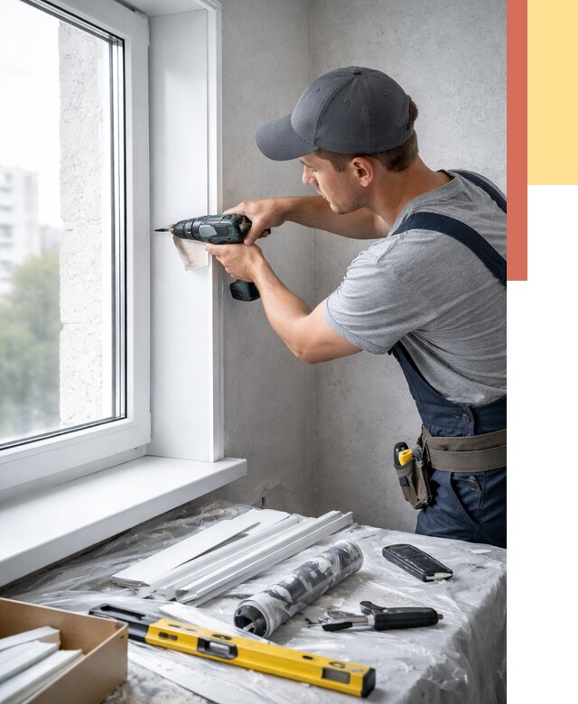 Установка пластиковых откосов в Уфе от 2312 руб. | ОТДЕЛОЧНИК-Уфа монтаж, быстро и недорого