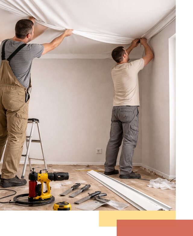 Монтаж ПВХ натяжного потолка в Уфе качественно и быстро