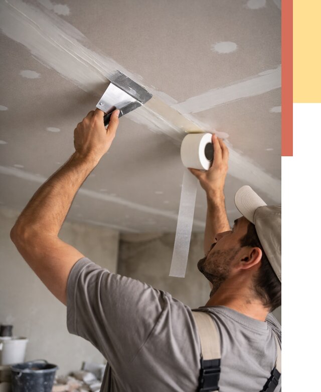 Обработка швов потолка ГКЛ в Уфе от 7706 руб. под ключ | ОТДЕЛОЧНИК-Уфа