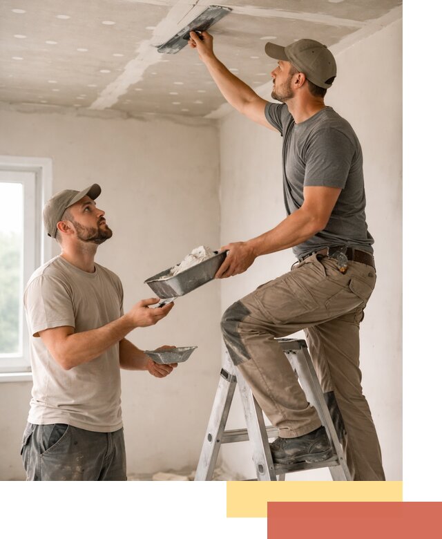 Шпаклевка потолка из гипсокартона в Уфе качественно и быстро