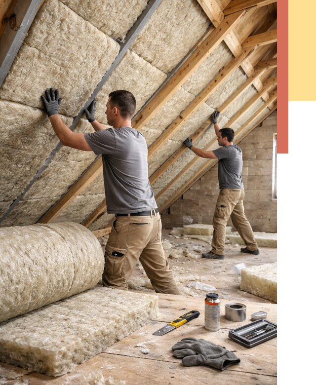 Утепление потолка минватой в Уфе от 1490 руб. — быстро и недорого | ОТДЕЛОЧНИК-Уфа