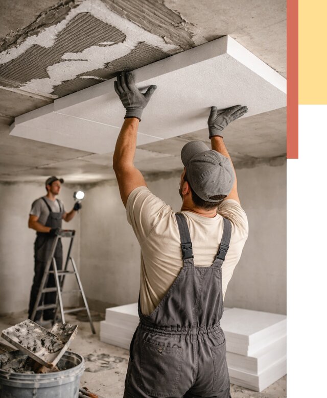 Утепление потолка пенопластом в Уфе от 4624 руб/м2 — недорого и быстро | ОТДЕЛОЧНИК-Уфа